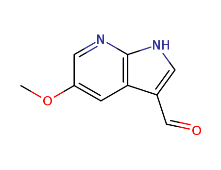 1H-Pyrrolo[2,3-b]pyridine-3-carboxaldehyde, 5-methoxy-