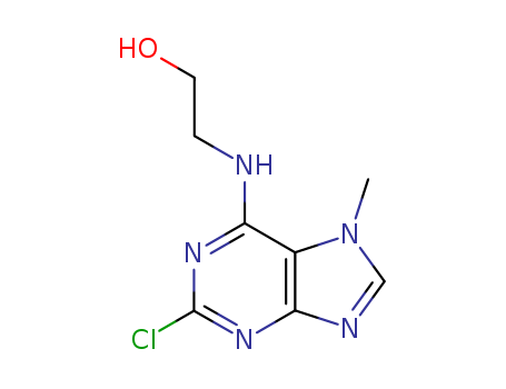 2-[(2-Chloro-7-methyl-7H-purin-6-yl)amino]-ethanol