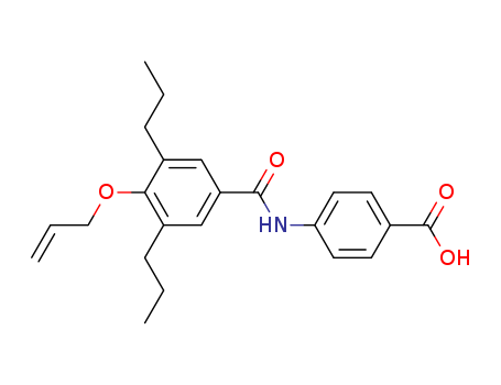 Benzoic acid,4-[[4-(2-propen-1-yloxy)-3,5-dipropylbenzoyl]amino]-