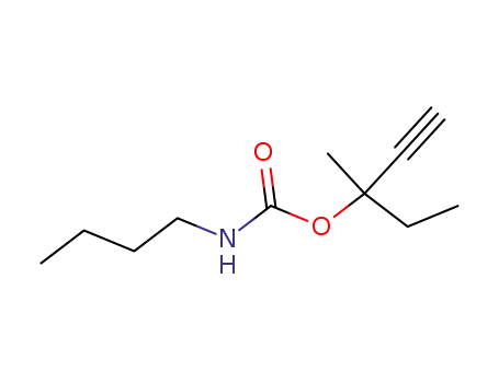 카르밤산, 부틸-, 1-에틸-1-메틸-2-프로피닐 에스테르(6CI)