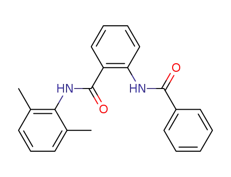 Molecular Structure of 100410-29-5 (2-(benzoylamino)-N-(2,6-dimethylphenyl)benzamide)