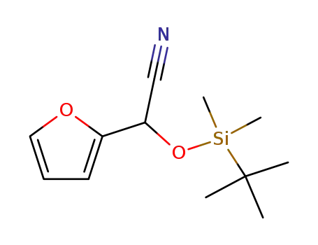 (tert-butyldimethylsilanyloxy)furan-2-ylacetonitrile