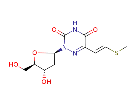 (E)-5-(2-(Methylthio)vinyl)-6-aza-2'-deoxyuridine