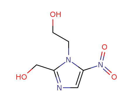 1H-Imidazole-1-ethanol, 2-(hydroxymethyl)-5-nitro-
