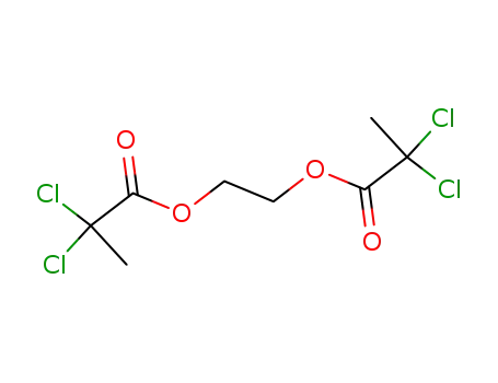 Molecular Structure of 54934-49-5 (Bis(2,2-dichloropropionic acid)1,2-ethanediyl ester)