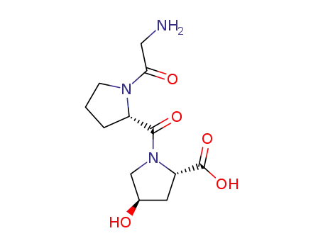 (2S,4R)-1-[(2S)-1-(2-azaniumylacetyl)pyrrolidine-2-carbonyl]-4-hydroxypyrrolidine-2-carboxylate