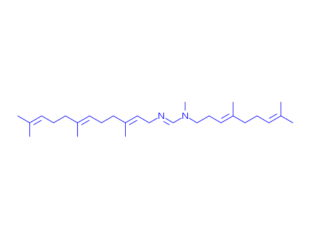 Methanimidamide,N-(4,8-dimethyl-3,7-nonadienyl)-N-methyl-N'-(3,7,11-trimethyl-2,6,10-dodecatrienyl)-,(all-E)- (9CI)
