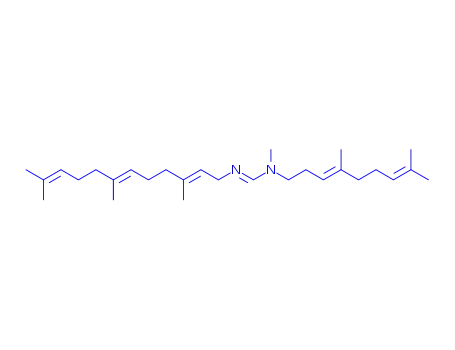 Molecular Structure of 147315-58-0 (N-homogeranyl-N-methyl-N'-farnesylformamidine)