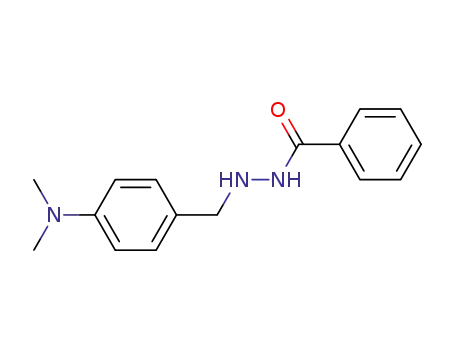 Molecular Structure of 100311-39-5 (BENZOIC ACID, 2-(p-(DIMETHYLAMINO)BENZYL)HYDRAZIDE)