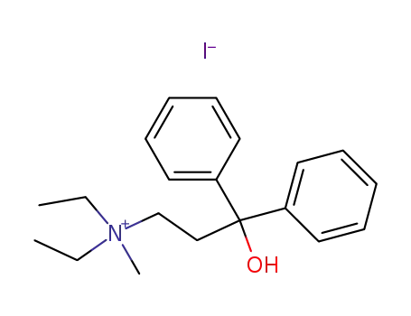 N,N-diethyl-3-hydroxy-N-methyl-3,3-diphenylpropan-1-aminium iodide
