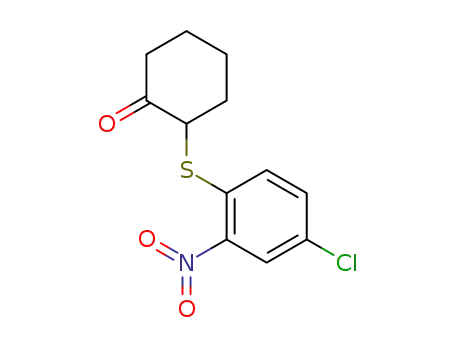 2-({4-chloro-2-nitrophenyl}sulfanyl)cyclohexanone