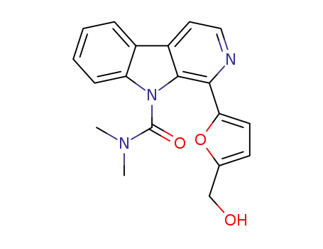 1-(5-(hydroxymethyl)furan-2-yl)-N,N-dimethyl-9H-pyrido[3,4-b]indole-9-carboxamide