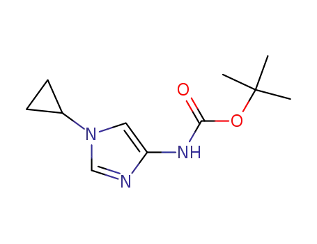tert-butyl (1-cyclopropyl-1H-iMidazol-4-yl)carbaMate