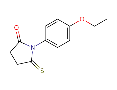 숙신이미드, N-(p-에톡시페닐)-1-티오-(6CI)