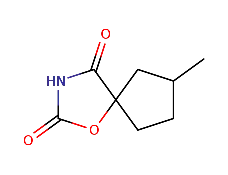 1-Oxa-3-azaspiro[4.4]nonane-2,4-dione,7-methyl-(6CI)
