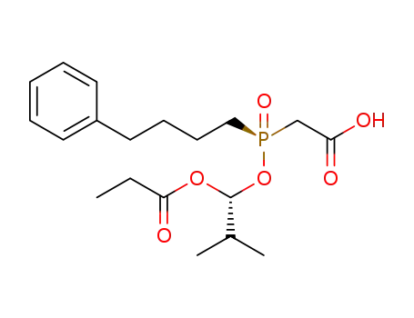 {(S)-[(R)-2-METHYL-1-PROPIONYLOXYPROPOXY](4-페닐부틸)포스피노일}아세트산