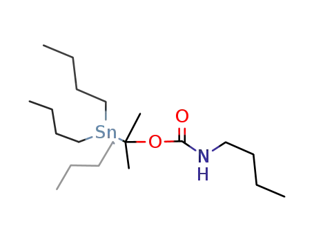 2-tributylstannylpropyl N-butylcarbamate