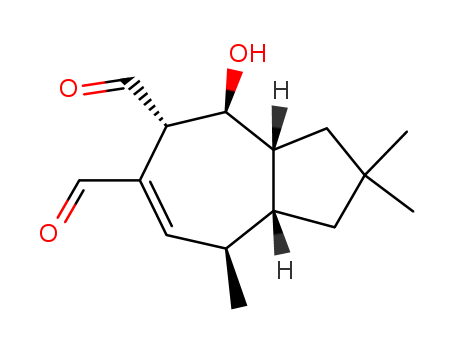 5,6-Azulenedicarboxaldehyde,1,2,3,3a,4,5,8,8a-octahydro-4-hydroxy-2,2,8-trimethyl-, (3aR,4S,5S,8R,8aR)-