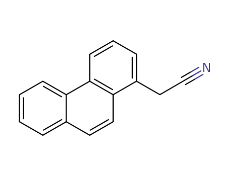 Molecular Structure of 42155-49-7 (1-Phenanthreneacetonitrile)