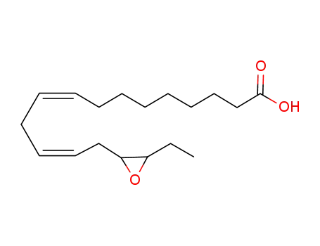 Molecular Structure of 64044-08-2 ((9Z,12Z)-14-[(2R,3S)-3-ethyloxiran-2-yl]tetradeca-9,12-dienoic acid)