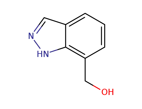 Molecular Structure of 1092961-09-5 (7-Hydroxymethyl-1H-indazole)