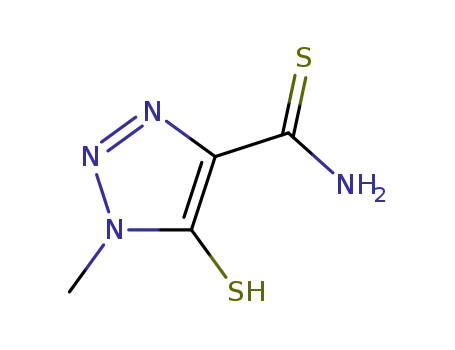 1H-1,2,3-Triazole-4-carbothioamide,5-mercapto-1-methyl-(9CI)