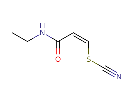 N-Ethyl-3-cyanomercapto-cis-acrylamid