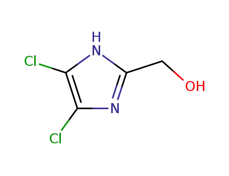 Molecular Structure of 437658-65-6 (1H-Imidazole-2-methanol,  4,5-dichloro-)