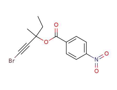 1-Pentyn-3-ol,1-bromo-3-methyl-, 3-(4-nitrobenzoate)