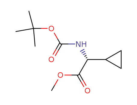 methyl (2R)-2-{[(tert-butoxy)carbonyl]amino}-2-cyclopropylacetate