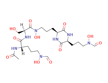 L-Serinamide,N2-acetyl-N5-formyl-N5-hydroxy-L-ornithyl-N-[3-[(2S,5S)-5-[3-(formylhydroxyamino)propyl]-3,6-dioxo-2-piperazinyl]propyl]-N-hydroxy-