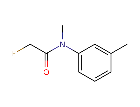 Molecular Structure of 10016-01-0 (2-Fluoro-N-methyl-N-m-tolylacetamide)