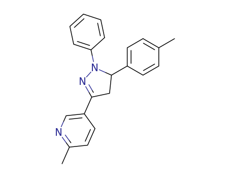 3-(6-Methyl-3-pyridyl)-1-phenyl-5-(p-tolyl)-2-pyrazoline