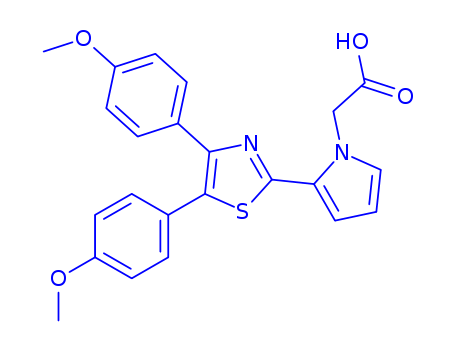 {2-[4,5-bis(4-methoxyphenyl)-1,3-thiazol-2-yl]-1H-pyrrol-1-yl}acetic acid