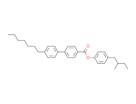 4'-헵틸-(1,1'-비페닐)-4-카르복실산, 4-(2-메틸부틸)페닐 에스테르