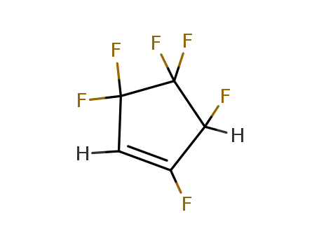 Molecular Structure of 3264-56-0 (1H:3H-Hexafluorcyclopenten)