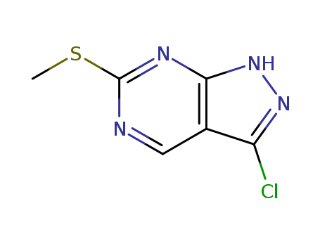 3-Chloro-6-(Methylthio)-1H-Pyrazolo[3,4-D]Pyrimidine