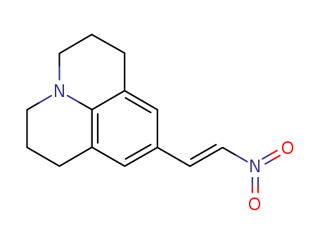 Molecular Structure of 101077-26-3 (2,3,6,7-Tetrahydro-9-[(E)-2-nitrovinyl]-1H,5H-benzo[ij]quinolizine)