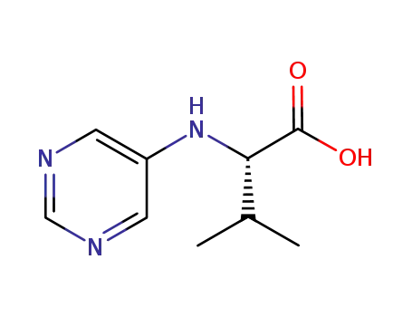 (S)-3-메틸-2-(피리미딘-5-일라미노)부탄산