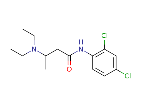 Butanamide,N-(2,4-dichlorophenyl)-3-(diethylamino)-