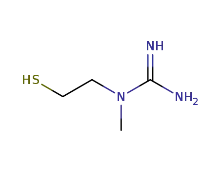 Molecular Structure of 26017-83-4 (N-methyl-mercaptoethylguanidine)