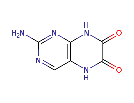 Molecular Structure of 100516-92-5 (6,7-Pteridinediol,2-amino-(6CI))