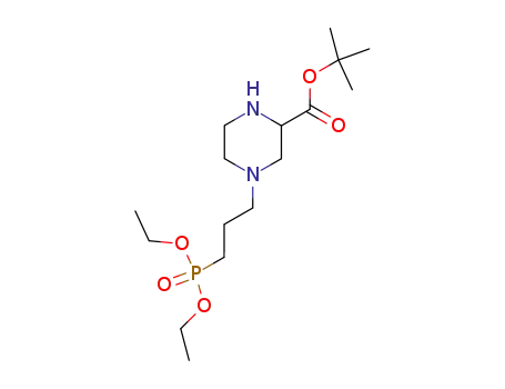 (+/-)-tert-Butyl 4-<3-(diethoxyphosphinyl)propyl>piperazine-2-carboxylate