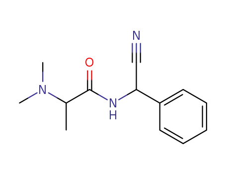 Molecular Structure of 100705-51-9 (N-[cyano(phenyl)methyl]-N~2~,N~2~-dimethylalaninamide)