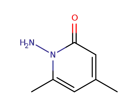 Molecular Structure of 98334-40-8 (1-Amino-4,6-dimethyl-1H-pyridin-2-one)