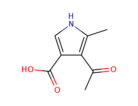 피롤 -3- 카르 복실 산, 4- 아세틸 -5- 메틸-(6CI)