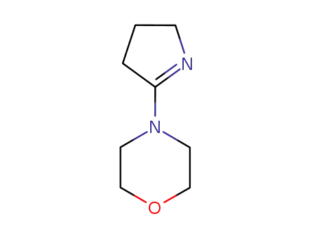 Molecular Structure of 1006-78-6 (Morpholine,  4-(4,5-dihydro-2H-pyrrol-5-yl)  (9CI))