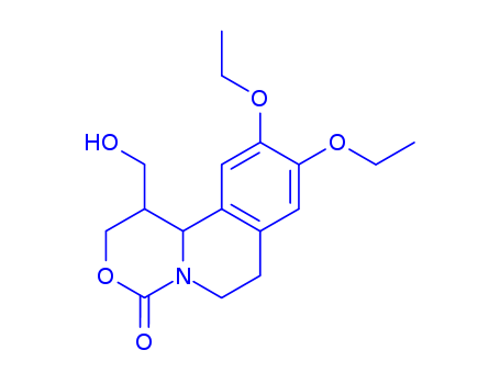 2H,4H-[1,3]OXAZINO[4,3-A]ISOQUINOLIN-4-ONE,9,10-DIETHOXY-1,6,7,11B-TETRAHYDRO-1-(HYDROXYMETHYL)-