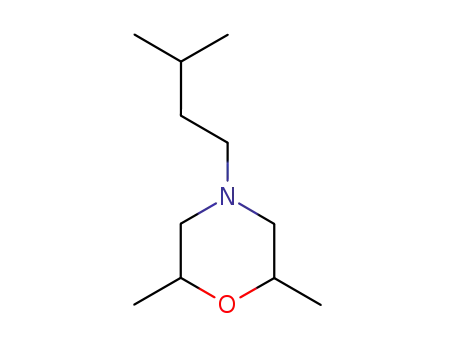 Molecular Structure of 10056-30-1 (2,6-dimethyl-4-(3-methylbutyl)morpholine)