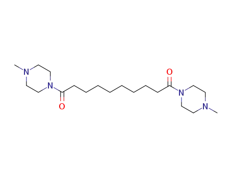 Molecular Structure of 101077-11-6 (1,10-bis(4-methylpiperazin-1-yl)decane-1,10-dione)